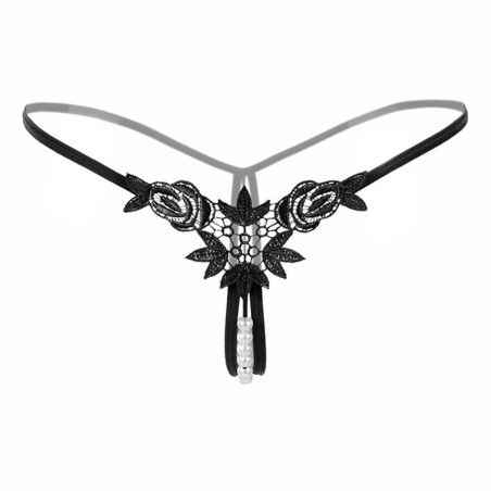 String noir et perle