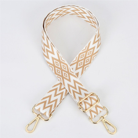 Sangle de sac beige