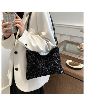 Sac noir sequin