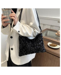 Sac noir sequin