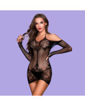Robe sexy es411 manches longues