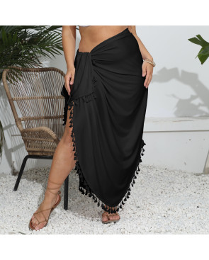 Robe pareo noir