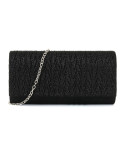 Pochette noir paillette