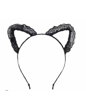 Oreilles de chat en dentelle