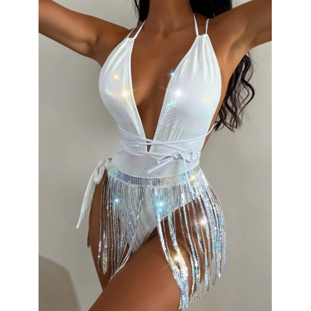 Maillot de bain 1 piece blanc