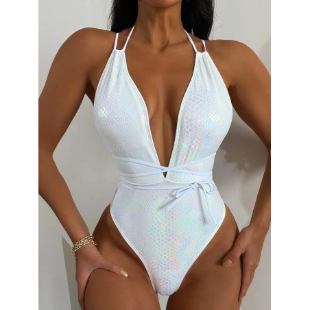 Maillot de bain 1 piece blanc