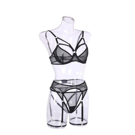 Ensemble en resille 3 pieces