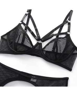 Ensemble en resille 3 pieces