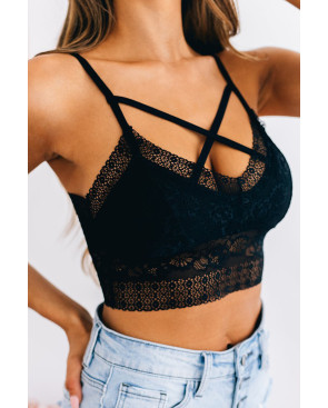 Crop top croise