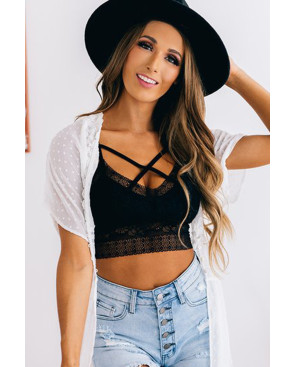Crop top croise