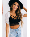 Crop top croise