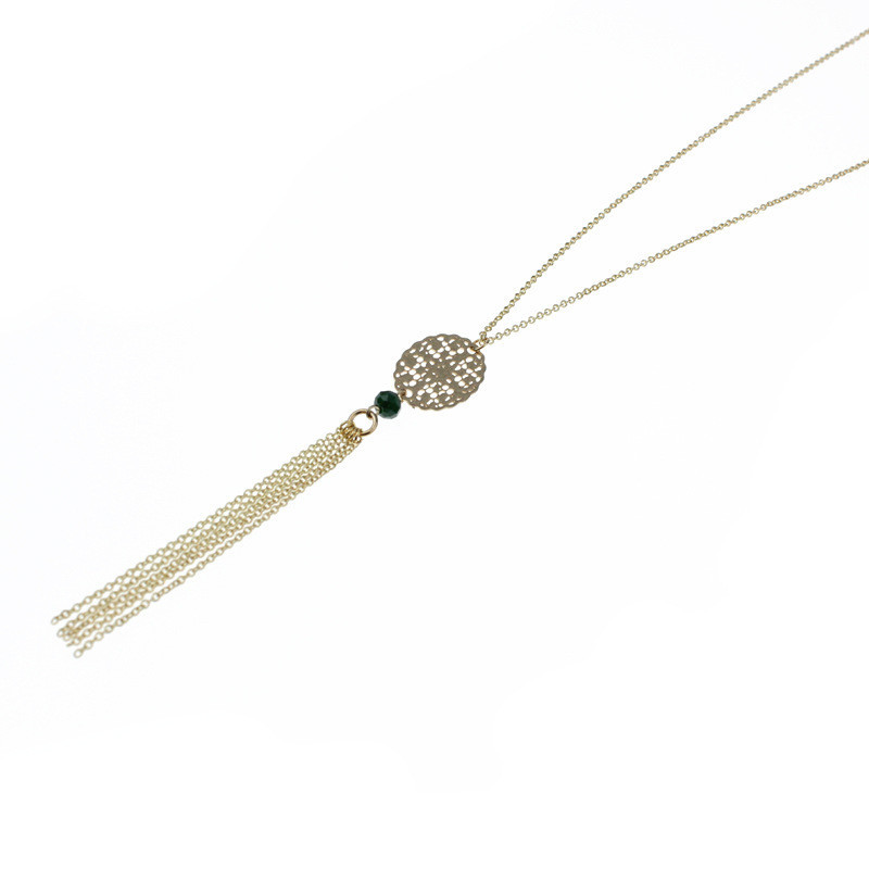 Collier long gold