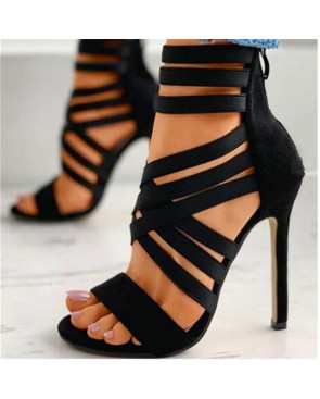 Chaussure sexy lanieres croisees