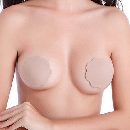 Cache teton silicone forme fleur