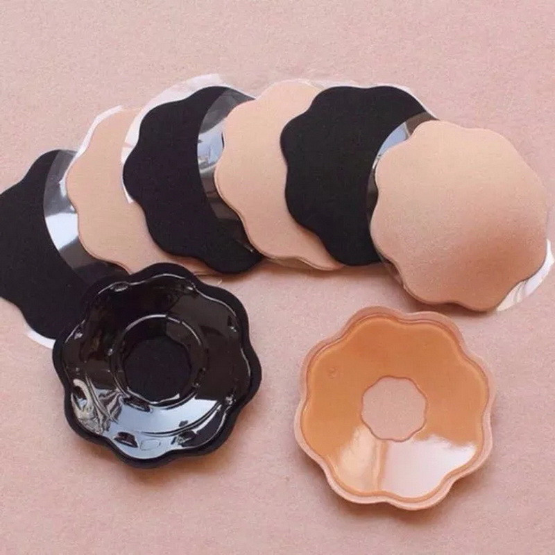 Cache teton silicone forme fleur