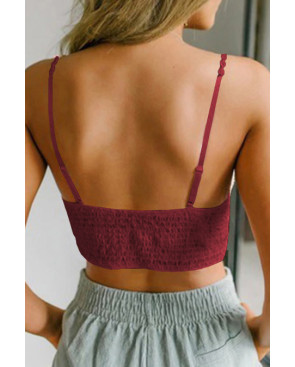Bralette en dentelle bordeaux sunrise to sunset