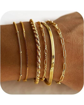 Bracelet 6 en1 Acier Inoxydable