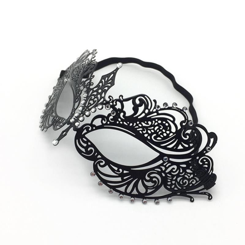 Masque noir avec élastique