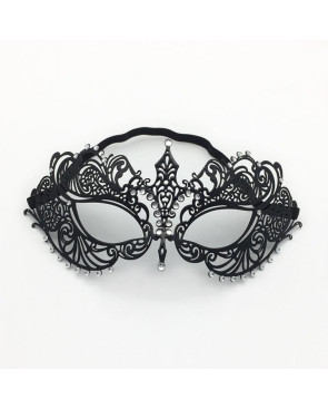 Masque noir avec élastique