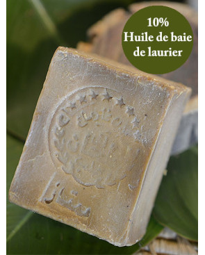 Savon d'Alep 10% Baie de Laurier