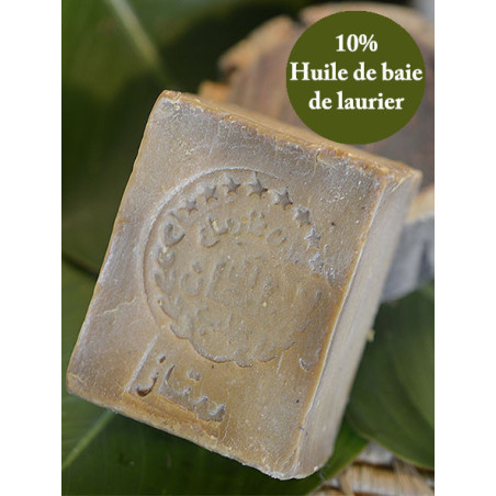 Savon d'Alep 10% Baie de Laurier