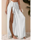 Jupe de plage blanche