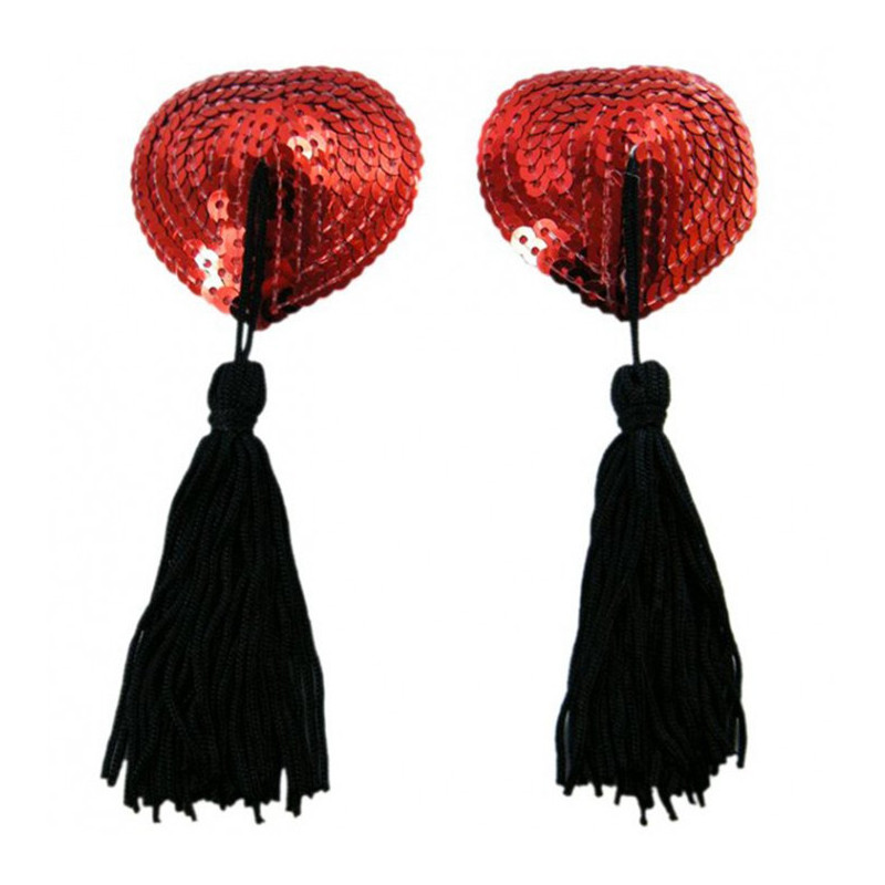 Cache rouge pompon
