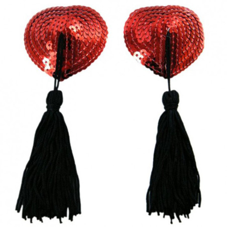 Cache rouge pompon
