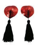 Cache rouge pompon