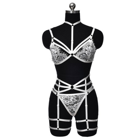 Ensemble white Taille Unique