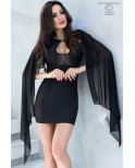 Robe courte CR4329 Noir
